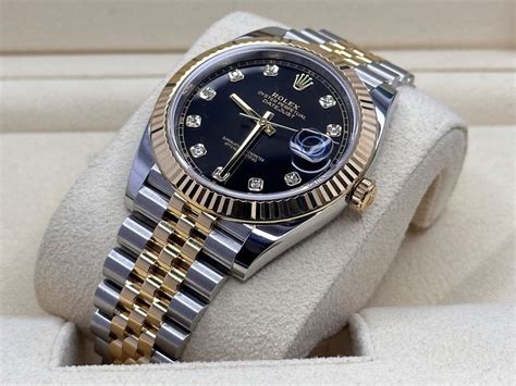 datejust 41 rolex bicolor gold